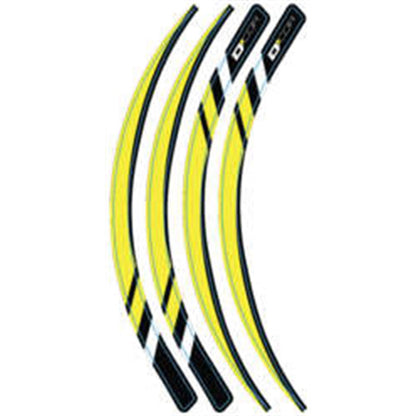 D'Cor Rim Decals Yellow 4 Piece Set Yellow Rim Decals 4 Piece Set [MPN: 40-80-219]_133237