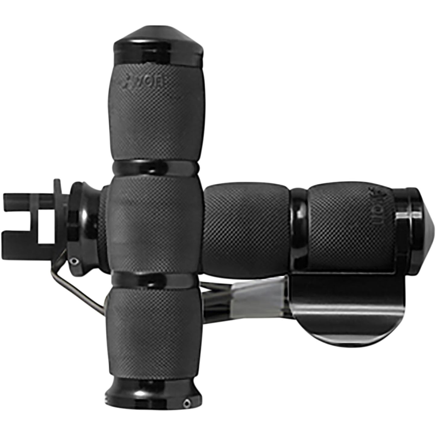 Avon Grips Heated Air Cushion Grips with Throttle Boss - Black CLOSEOUT MT-IN-AIR-90ABH_1525388