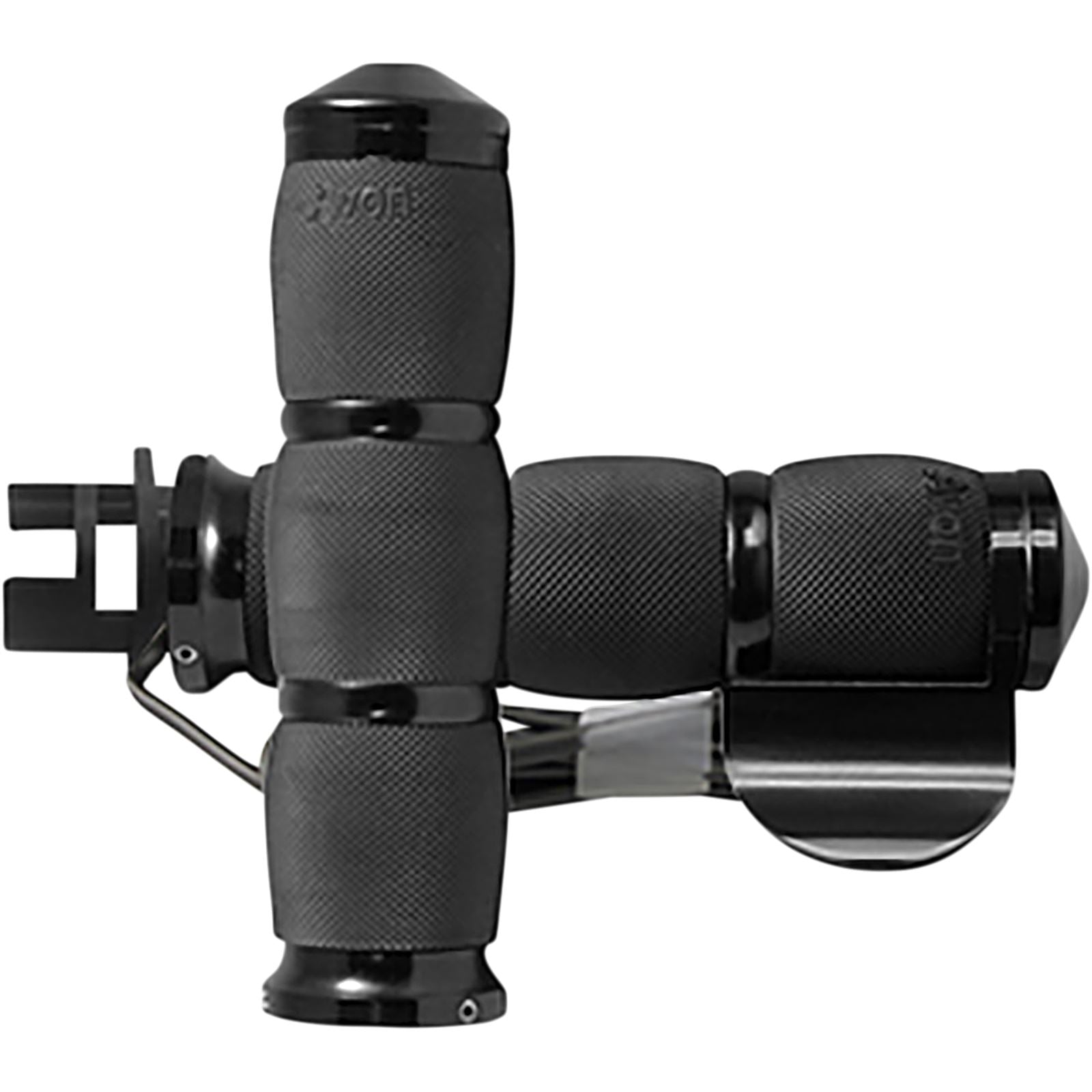 Avon Grips Heated Air Cushion Grips with Throttle Boss - Black CLOSEOUT MT-IN-AIR-90ABH_1525388