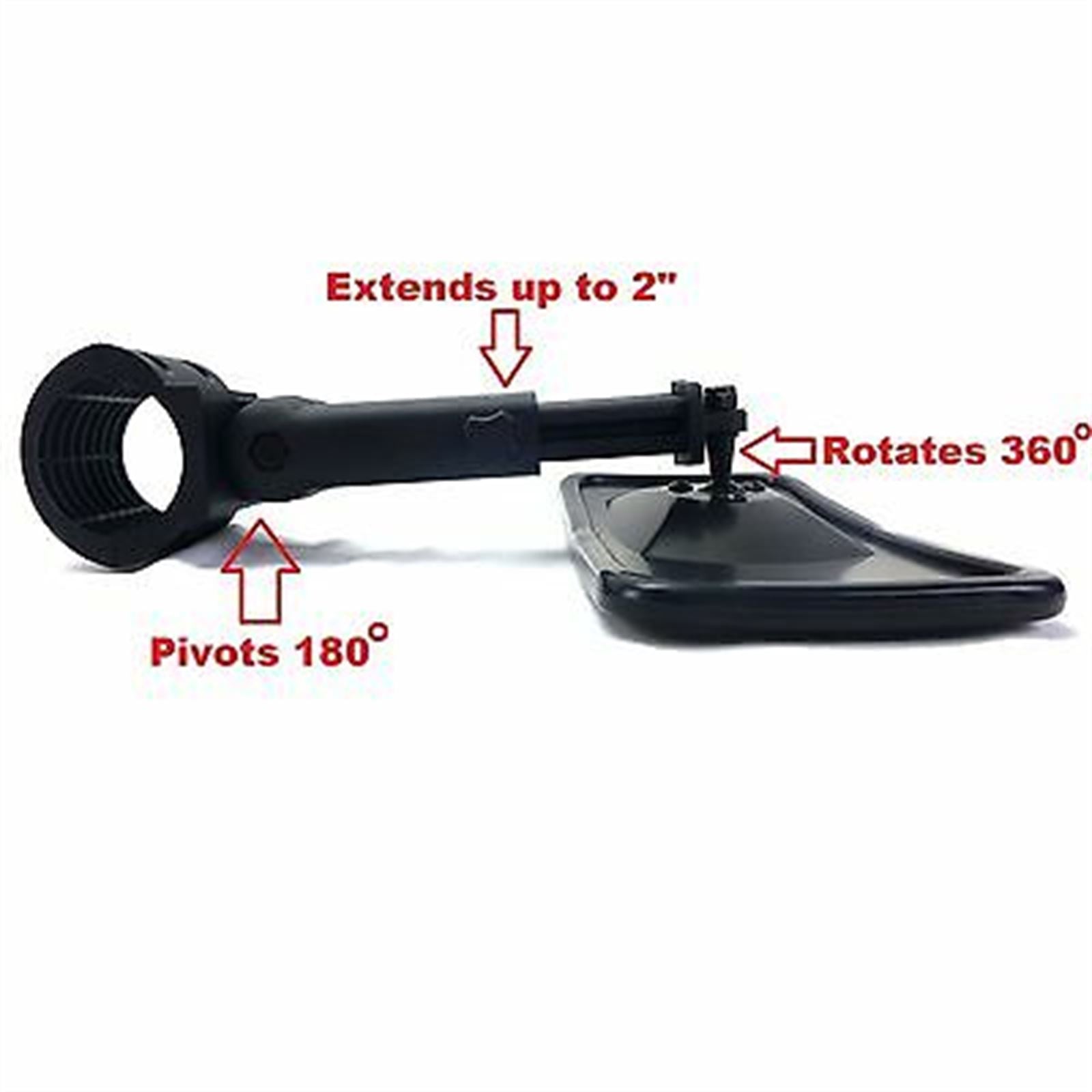 2FastMoto UTV ATV Mirror Adjustable Extendable Offroad Side By Side  12-19280_666868