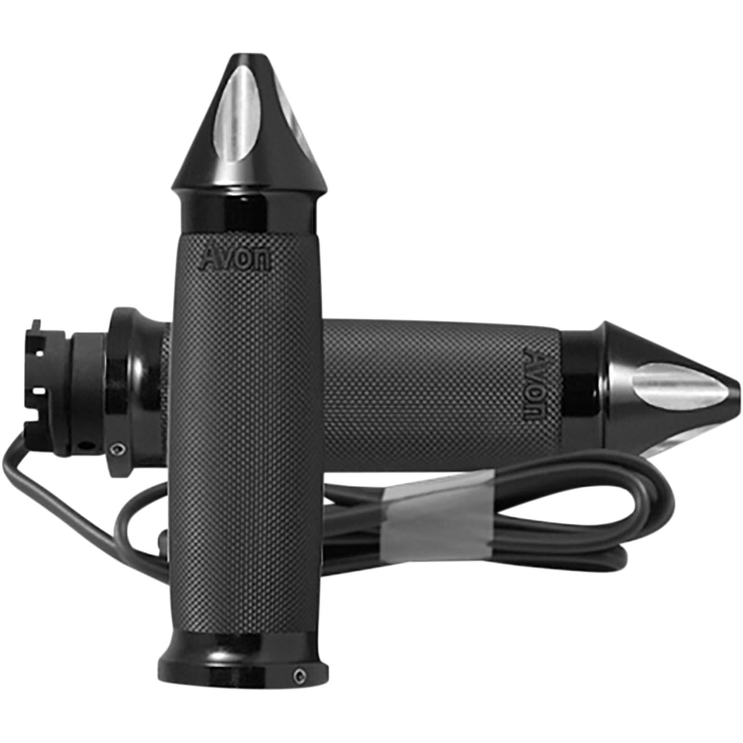 Avon Grips Black Heated Custom Contour Spike Grips for Indian IN-S-CC-86-S-H_347700