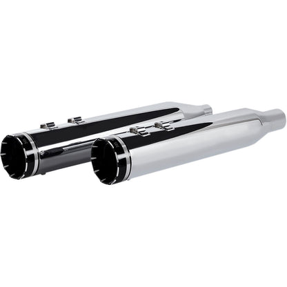 Khrome Werks 4.5" Mufflers - Chrome - Tracer - '17+ Touring [MPN: 202735]_406695
