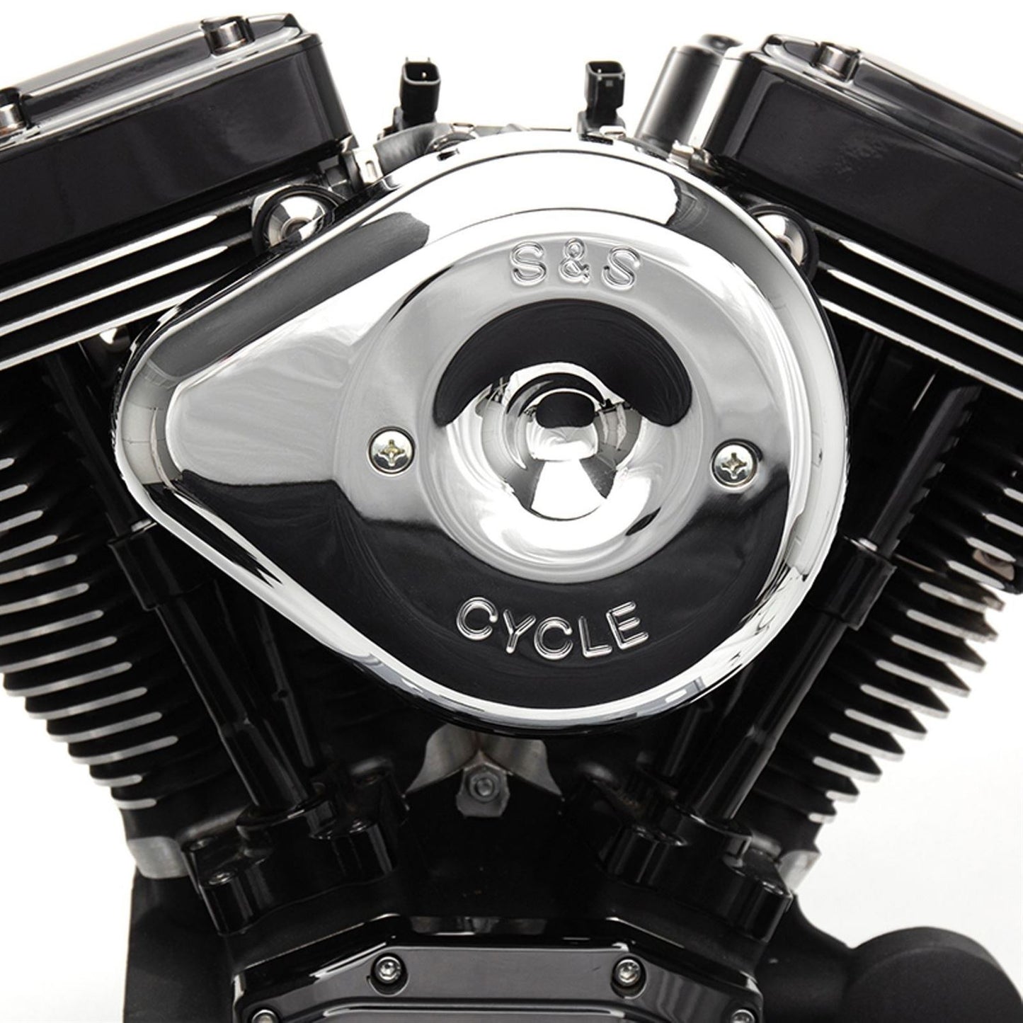 S&S Cycle Air Cleaner Kit Stealth Teardrop - Chrome  170-0524B_1534940