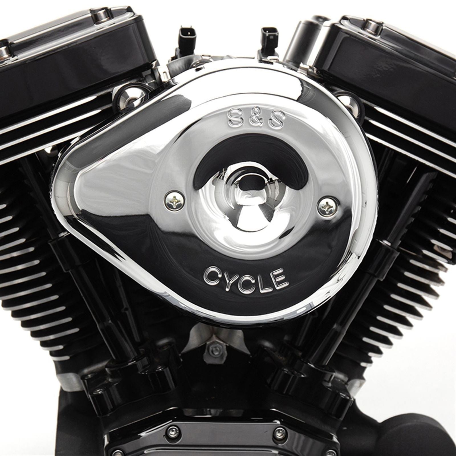S&S Cycle Air Cleaner Kit Stealth Teardrop - Chrome  170-0524B_1534940