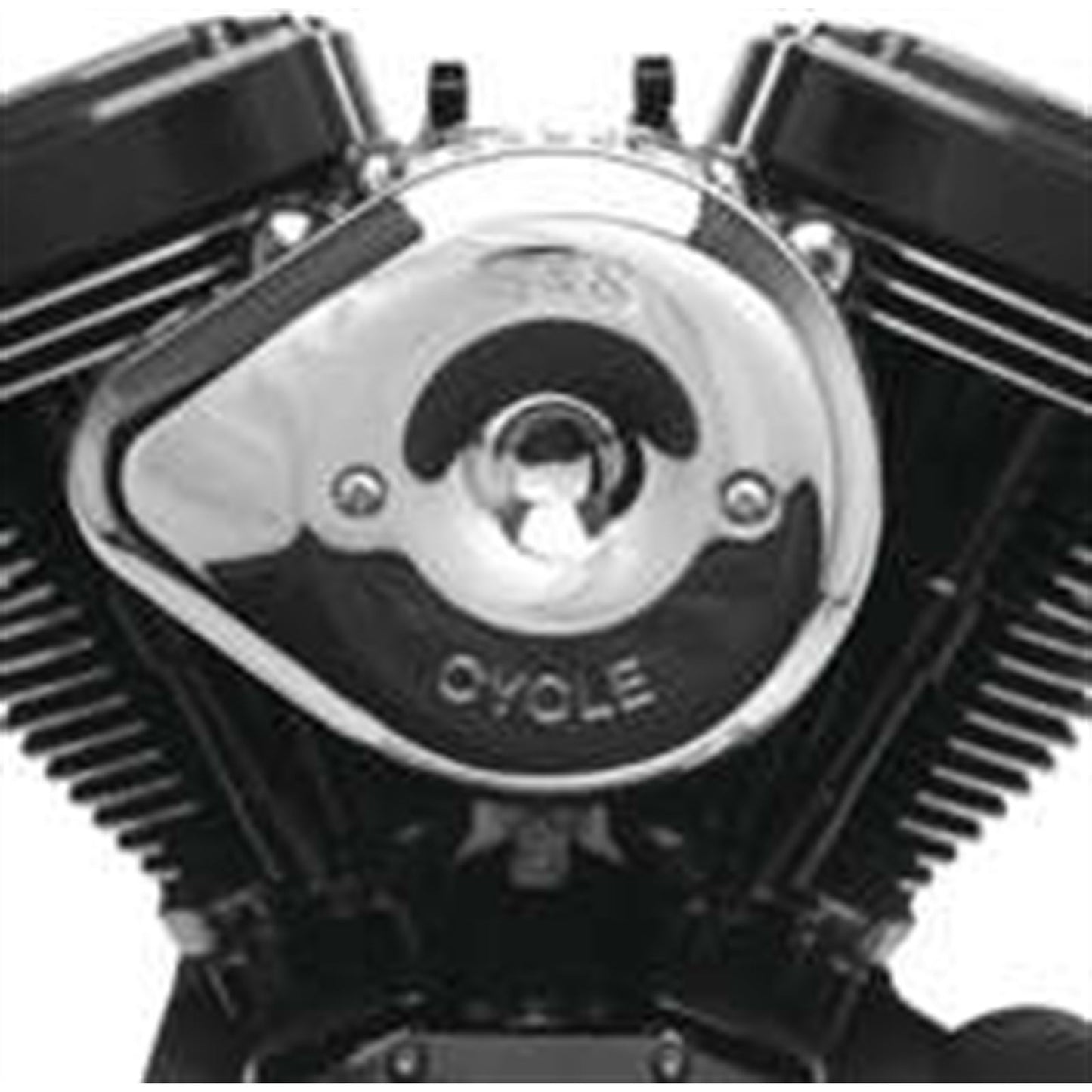 S&S Cycle Air Cleaner Cover Slasher Chrome 170-0532_133391