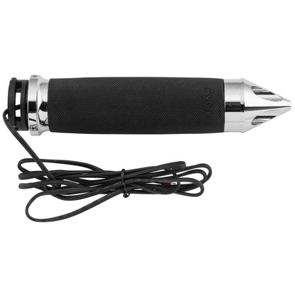 Avon Grips Chrome Heated Custom Contour Spike Grips for Indian IN-S-CC-85-S-H_133402