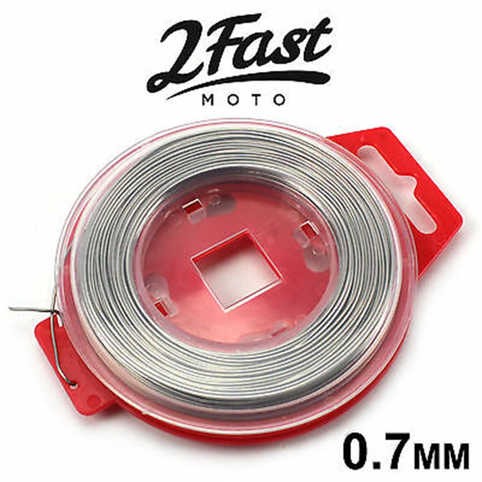 2FastMoto Stainless Steel Safety Grip Wire Spool - 0.7mm x 30m Roll  72-10706R_622112