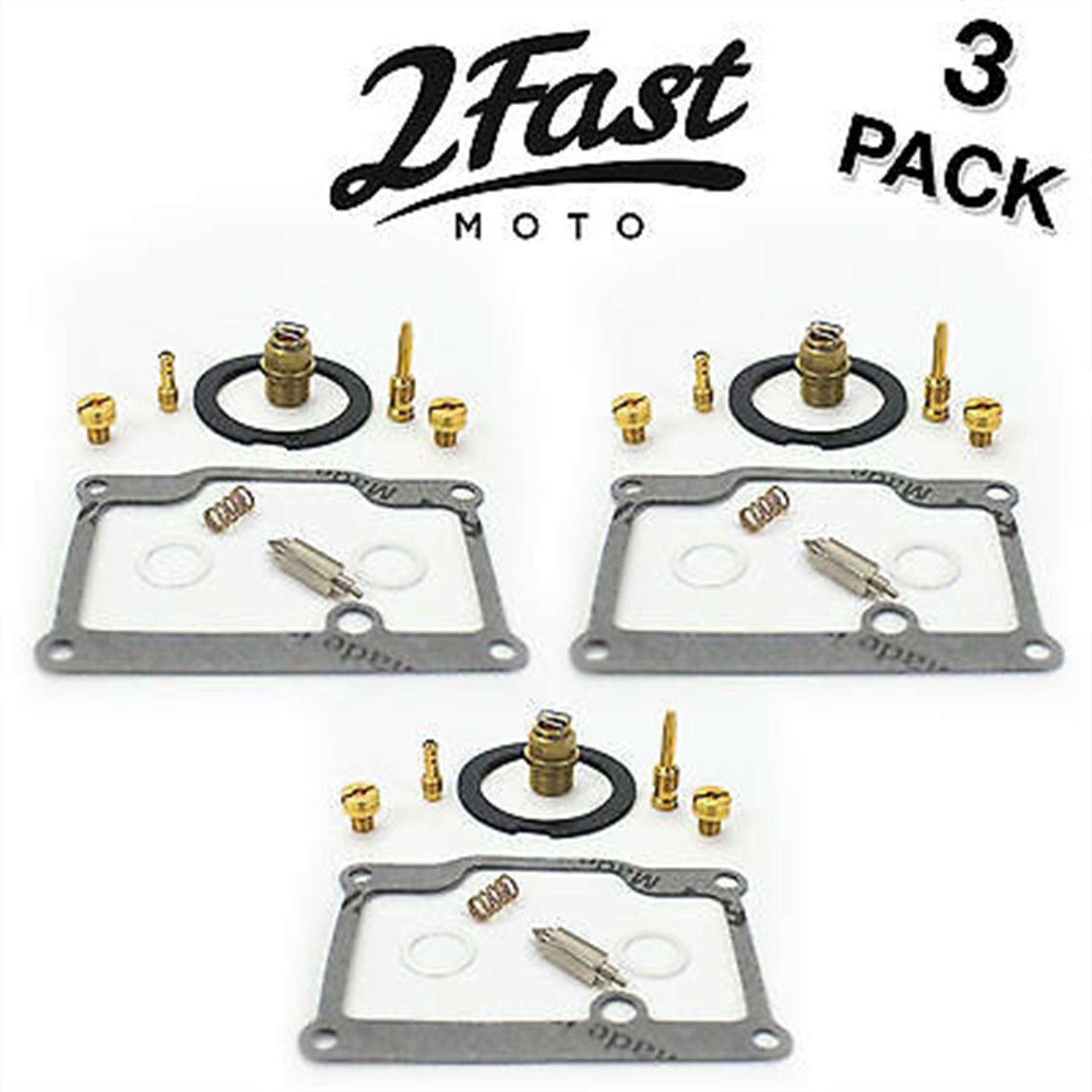 2FastMoto Carburetor Rebuild Repair Kit 3/Pack For Suzuki GT750 LeMans XS ks-0518_622107
