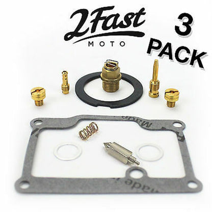 2FastMoto Carburetor Rebuild Repair Kit 3/Pack For Suzuki GT750 LeMans XS ks-0518_622106
