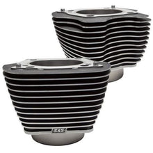 S&S Cycle Cylinders - 4.25" - M8 - Black Highlighted Fins 910-0682_1464049