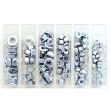 Bolt MC Hardware Hex Fuji-Lock Nut Assortment - 100-Piece Kit SV-FUJINUT_354339