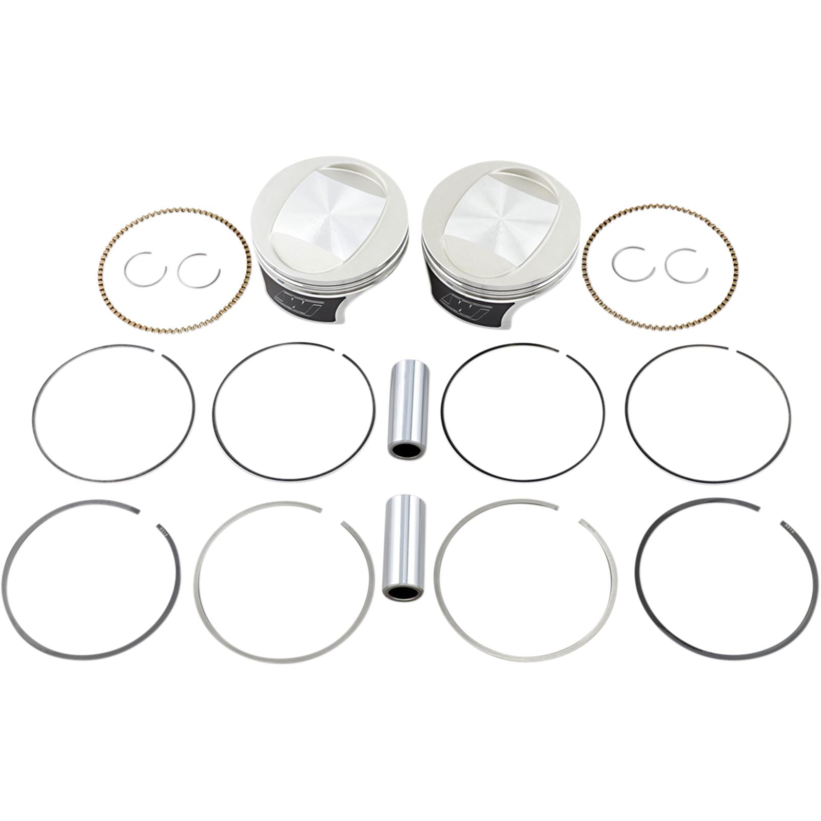 Wiseco - Powersports Tracker Piston Kit 96 To 103 4.375" Stroke 10.5:1 +.010 K0210P1_494620