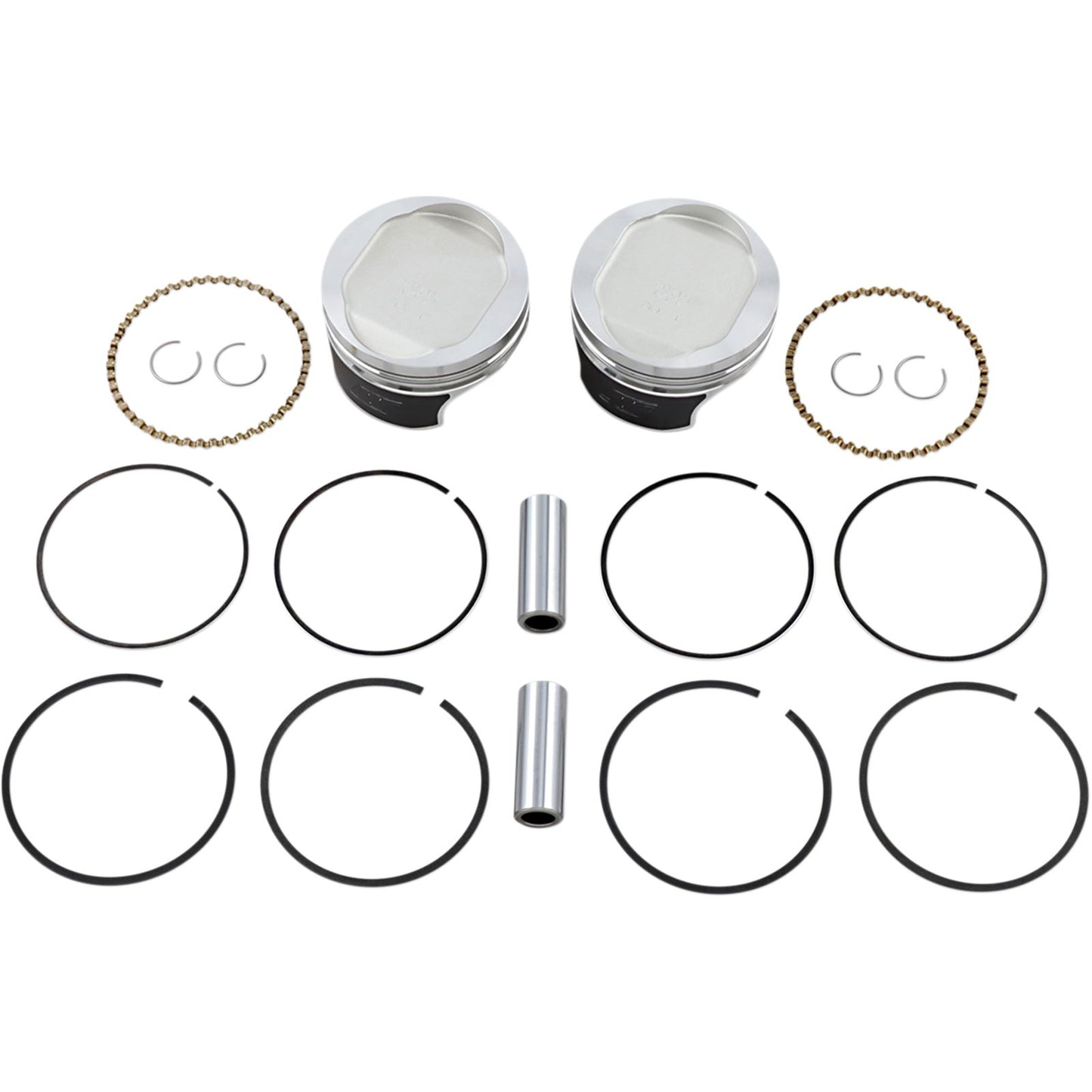 Wiseco - Powersports Tracker Piston Kit for 883 To 1200 EVO Sportster 10.5:1 Standard K0213PS_494626