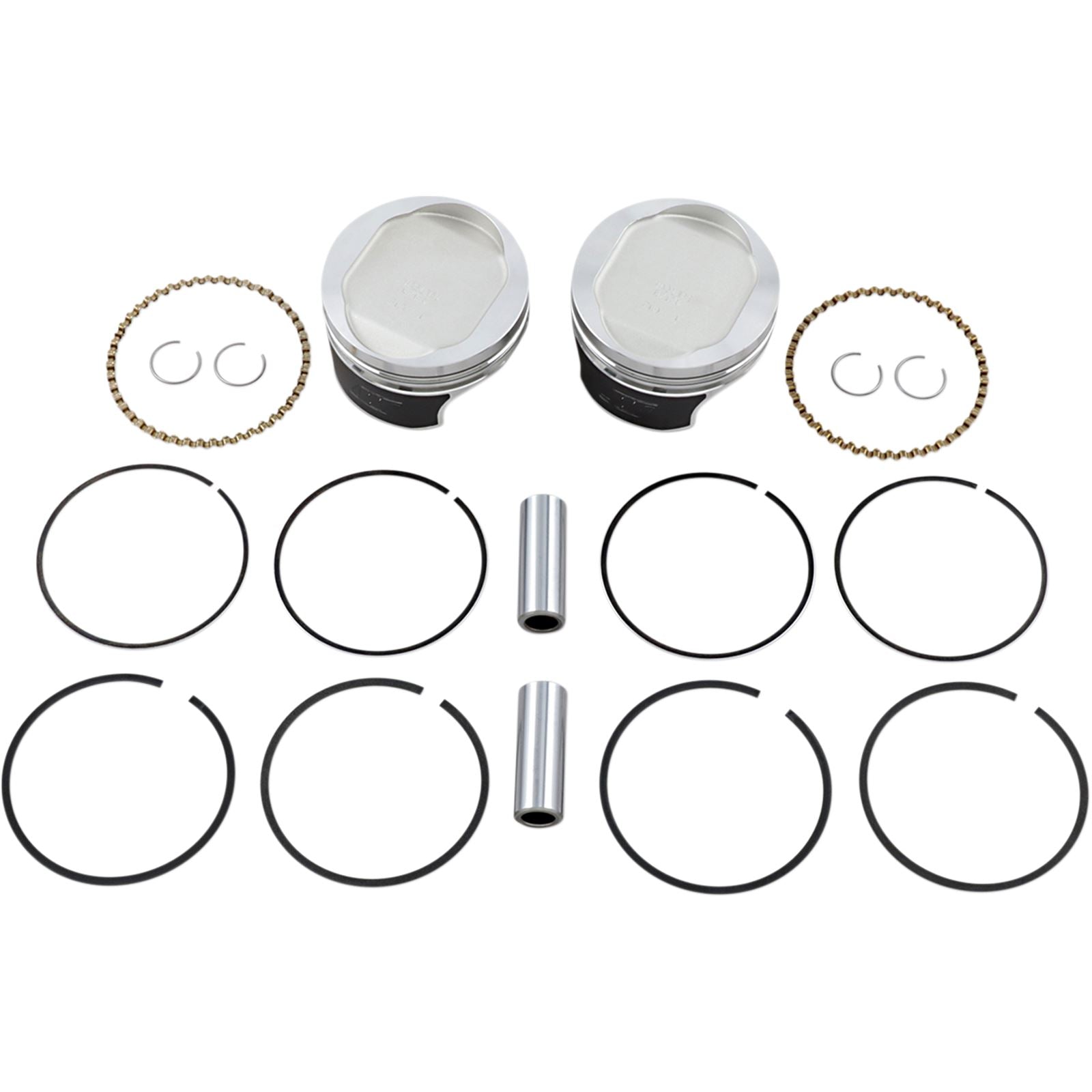 Wiseco - Powersports Tracker Piston Kit for 883 To 1200 EVO Sportster 10.5:1 Standard K0213PS_494626