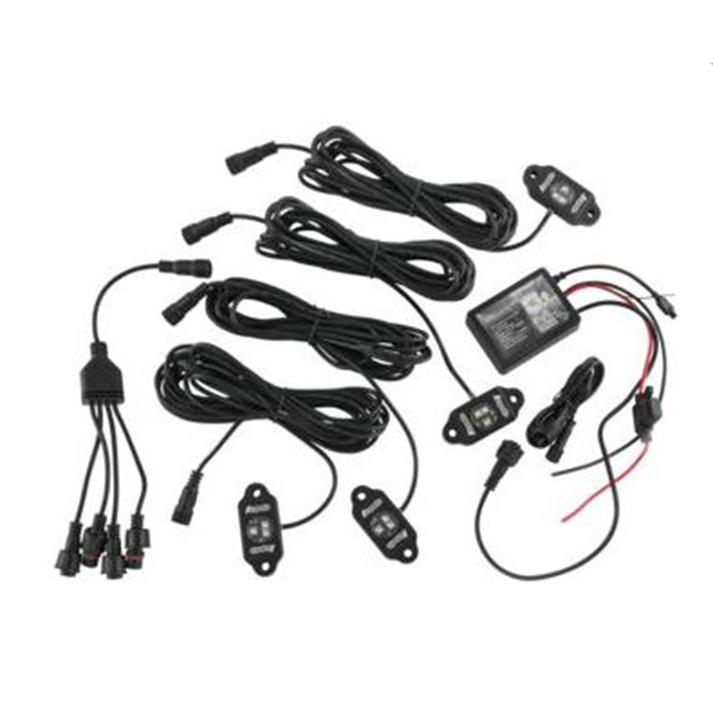 DragonFire Racing 4 pc. Bluetooth RGB Rock Light Pod Kit 11-0805_735469