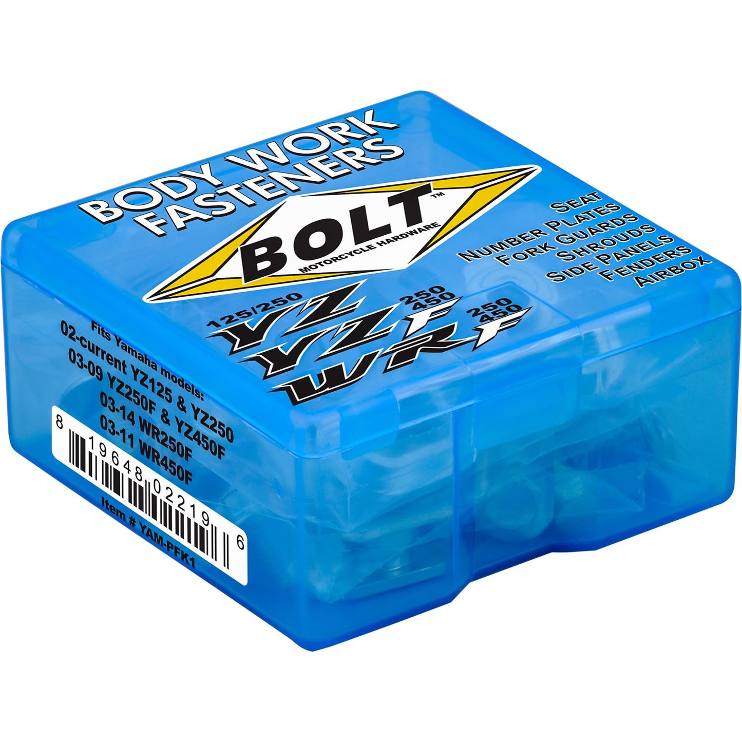 Bolt MC Hardware Full Plastic Fastener Kit for Yamaha YAM-PFK1_133589