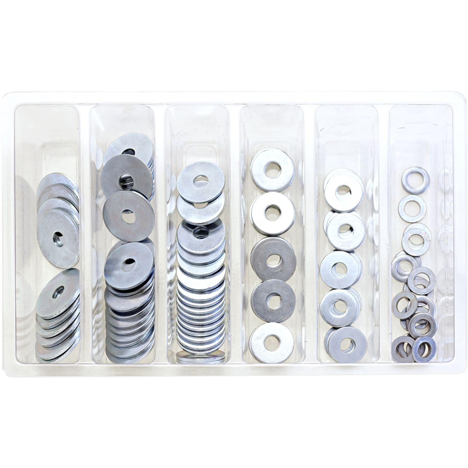 Bolt MC Hardware M6 Fender Washer Assortment - 120-Piece Kit SV-FENDW_354341