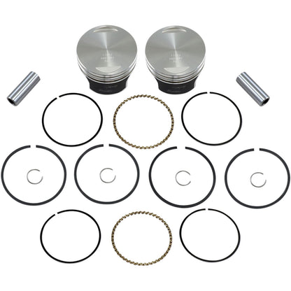 Wiseco - Powersports Tracker Piston Kit EVO Flat Big Twin 1340 8.5:1 +.010 K0215P1_494631