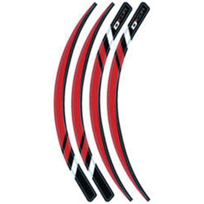 D'Cor Rim Decals Red 4 Piece Set Red Rim Decals 4 Piece Set [MPN: 40-80-216]_133634