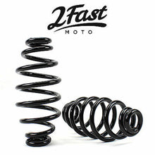 2FastMoto 5" Black Tapered Spring Solo Seat for Custom Bobber Cafe Racer - 2/Pack 13-849_637248