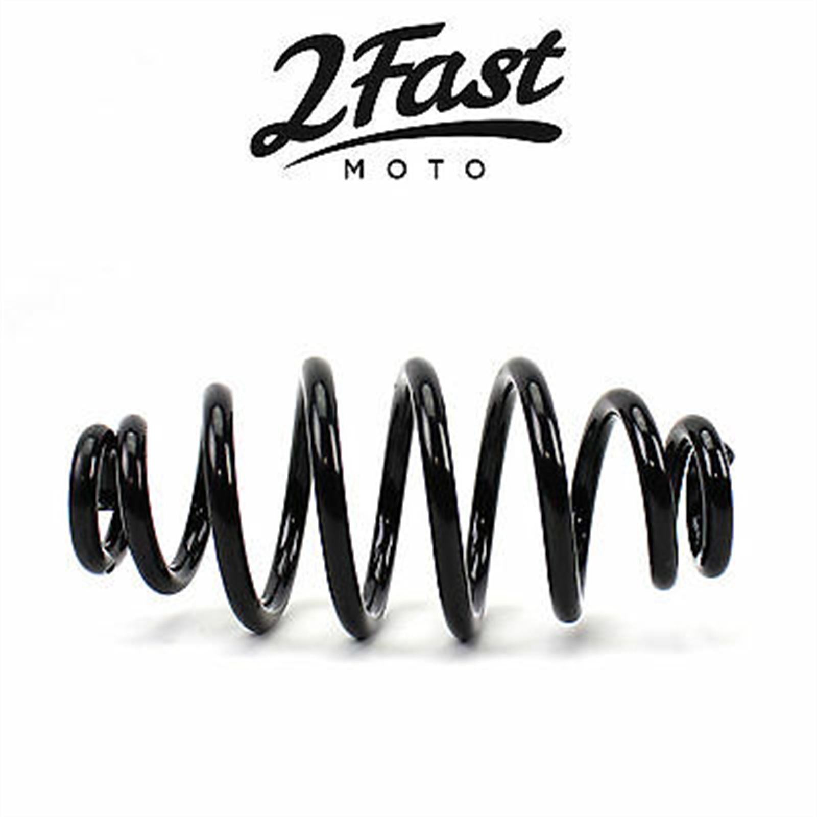 2FastMoto 5" Black Tapered Spring Solo Seat for Custom Bobber Cafe Racer - 2/Pack 13-849_637251