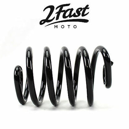 2FastMoto 3" Black Straight Spring Solo Seat for Motorcycle - 2/Pack 13-84915b_628457