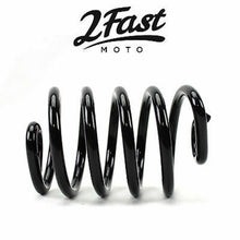2FastMoto 3" Black Straight Spring Solo Seat for Motorcycle - 2/Pack 13-84915b_628455