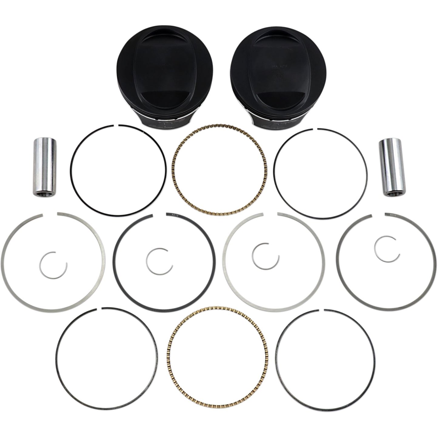 Wiseco - Powersports Black Edition Piston Kit TC 103  CID 10.5:1 +.010 K2793_494861