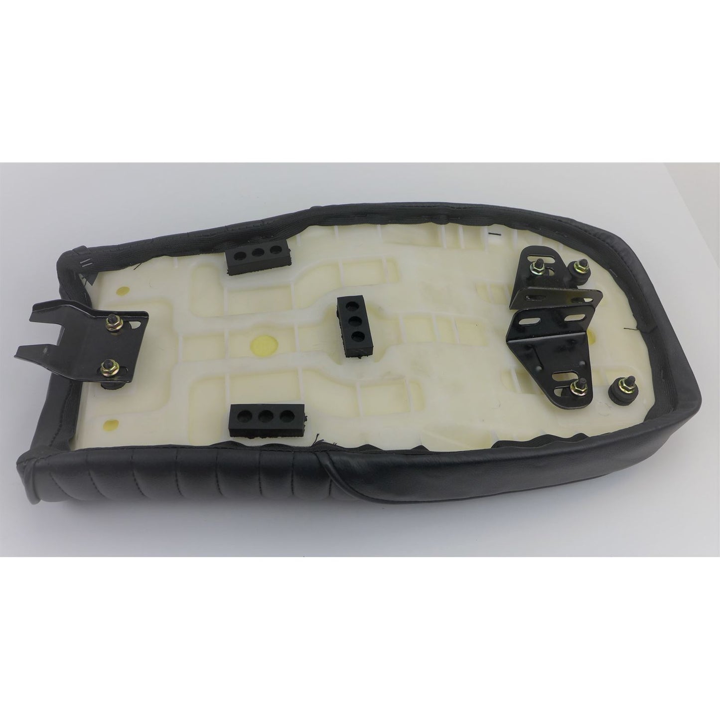 2FastMoto Cafe Racer Flat Style Seat Motorcycle Saddle Seat Black FPLUN008BK_978514