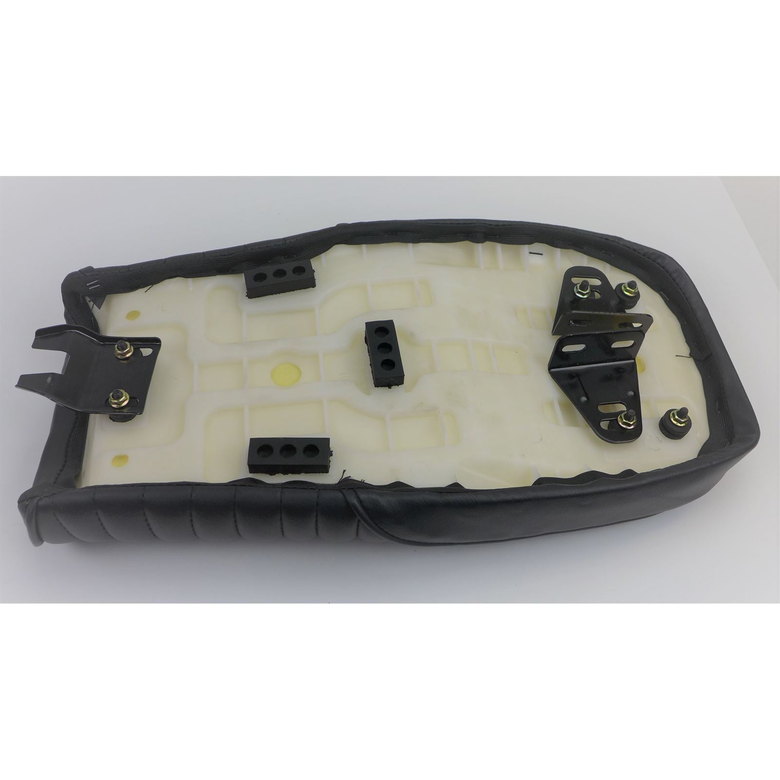 2FastMoto Cafe Racer Flat Style Seat Motorcycle Saddle Seat Black FPLUN008BK_978514