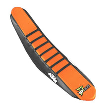 D'Cor Seat Cover Black/Orange Black Ribs for KTM SX/F 125-450 [MPN: 30-30-302]_133710