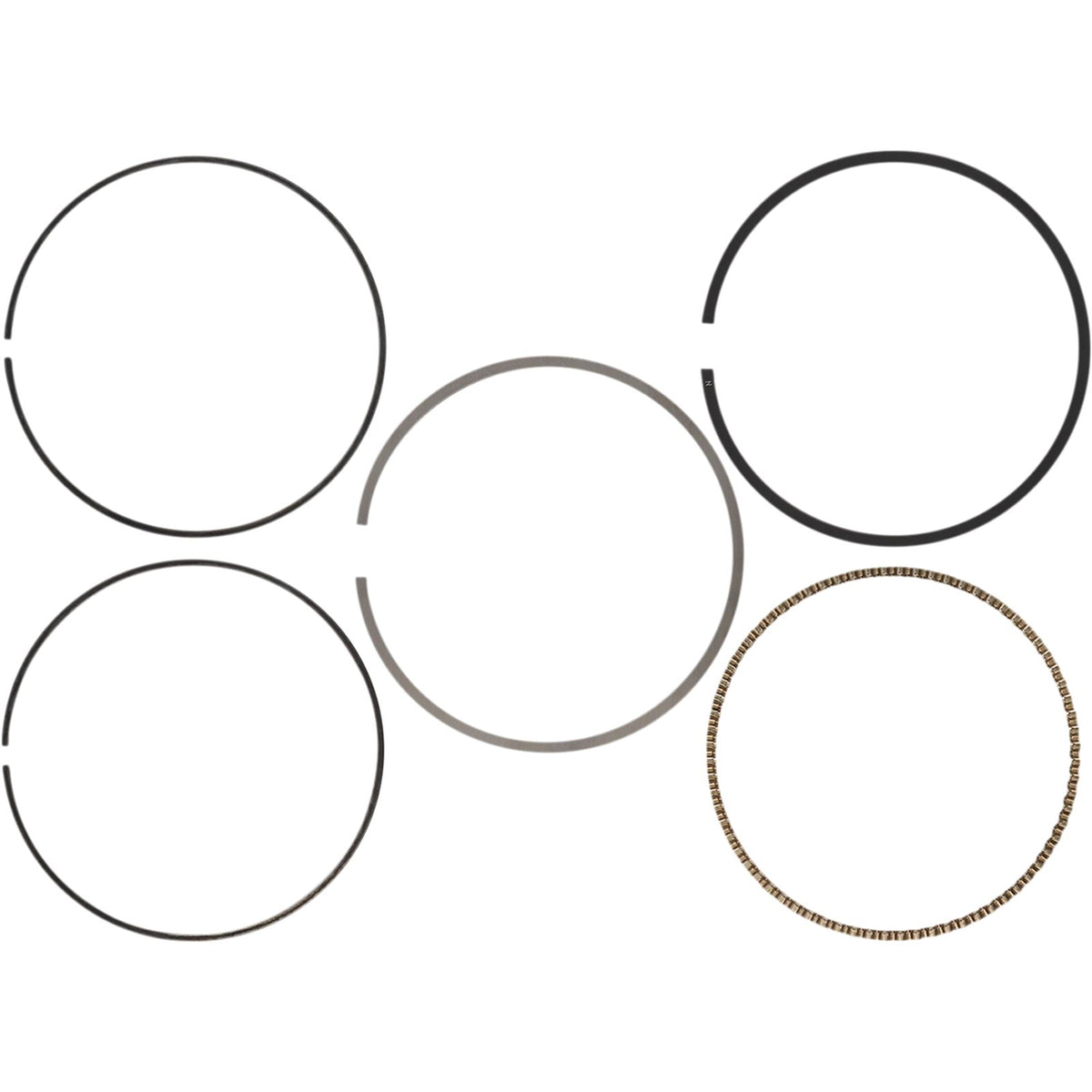 Wiseco - Powersports 3.885 Ring Set 1.2x1.2X3.0mm For Tracker Pistons [MPN: 3885VMF]_875777