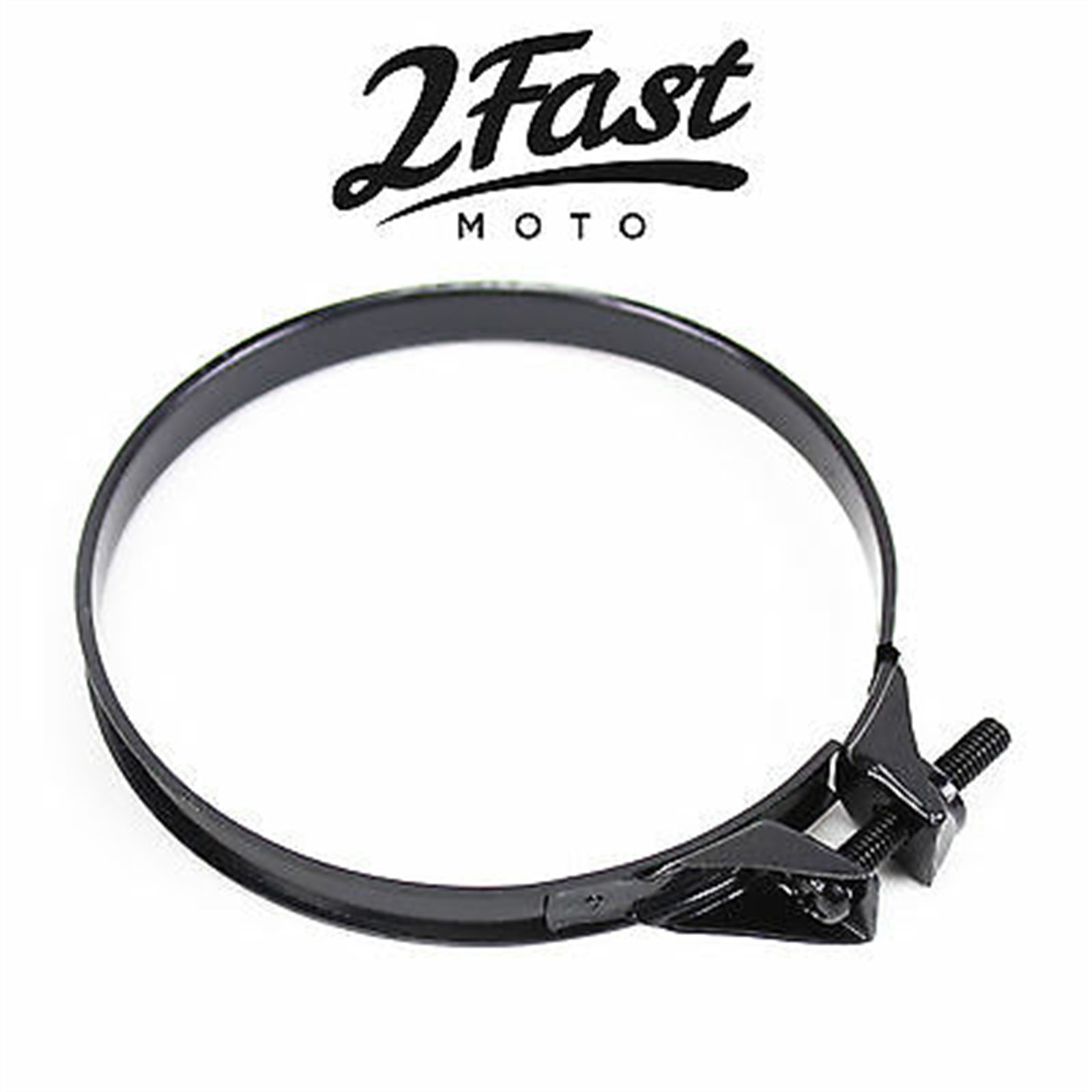 2FastMoto Band Clamp Air Box Filter Intake Manifold Wire - 76-79mm - Black 4 Pack 25-3114g_622344