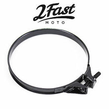 2FastMoto Band Clamp Air Box Filter Intake Manifold Wire - 76-79mm - Black 4 Pack 25-3114g_622344