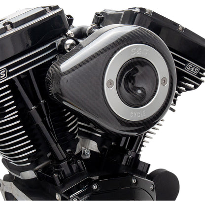S&S Cycle Air Cleaner Cover Carbon Tear/Drop 170-0501_469863