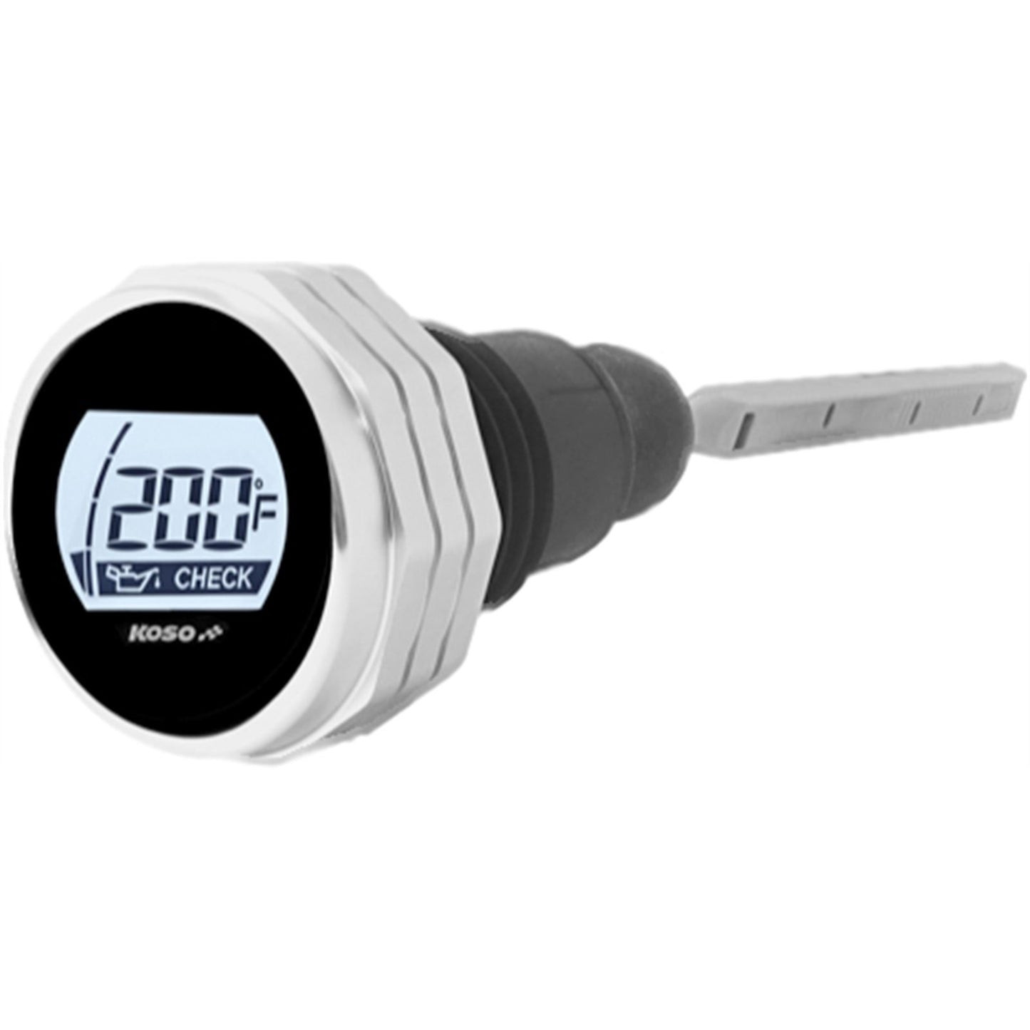 Koso Digital Oil Dipstick Silver Fits 07-16 FLH/FLT BA053011_133810