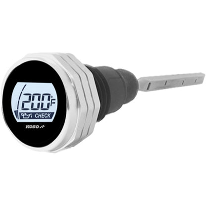 Koso Digital Oil Dipstick Silver Fits 07-16 FLH/FLT BA053011_133810
