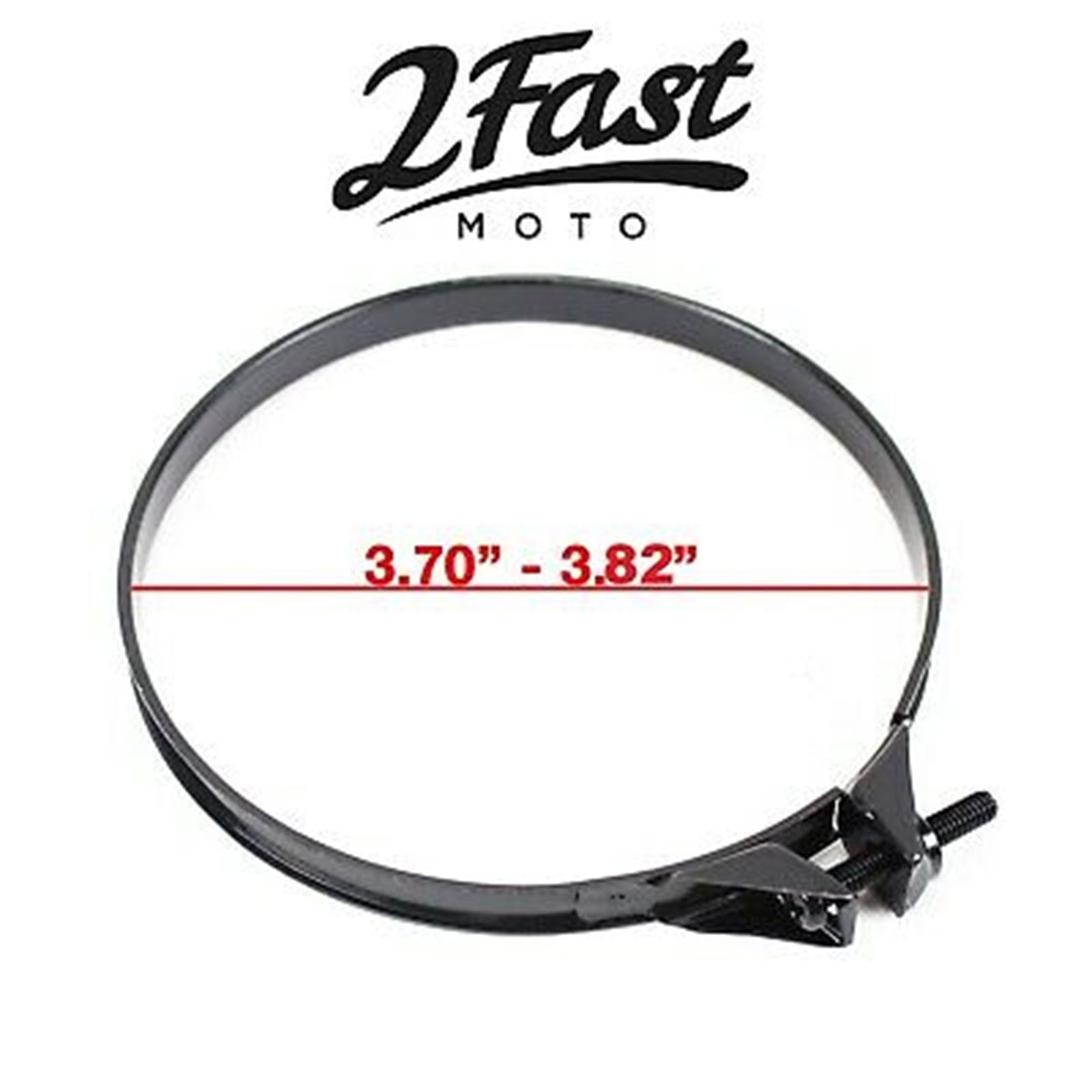 2FastMoto Band Clamp Air Box Filter Intake Manifold Wire 3.70" - 3.82" - Black 25-3114j_637198