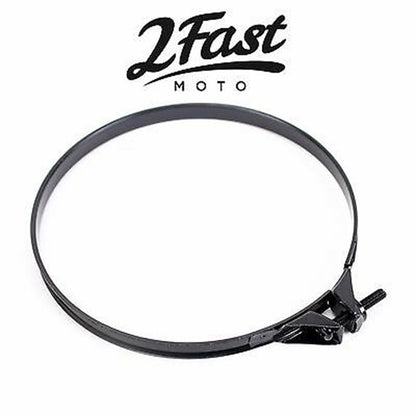 2FastMoto Band Clamp Air Box Filter Intake Manifold Wire 4.41" - 4.53" Black Pair 25-3114m_637200