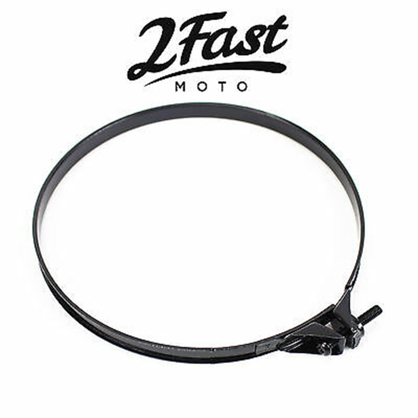 2FastMoto Band Clamp Air Box Filter Intake Manifold Wire 4.88"-5.00"-Black 4 pack 25-3114o_633671