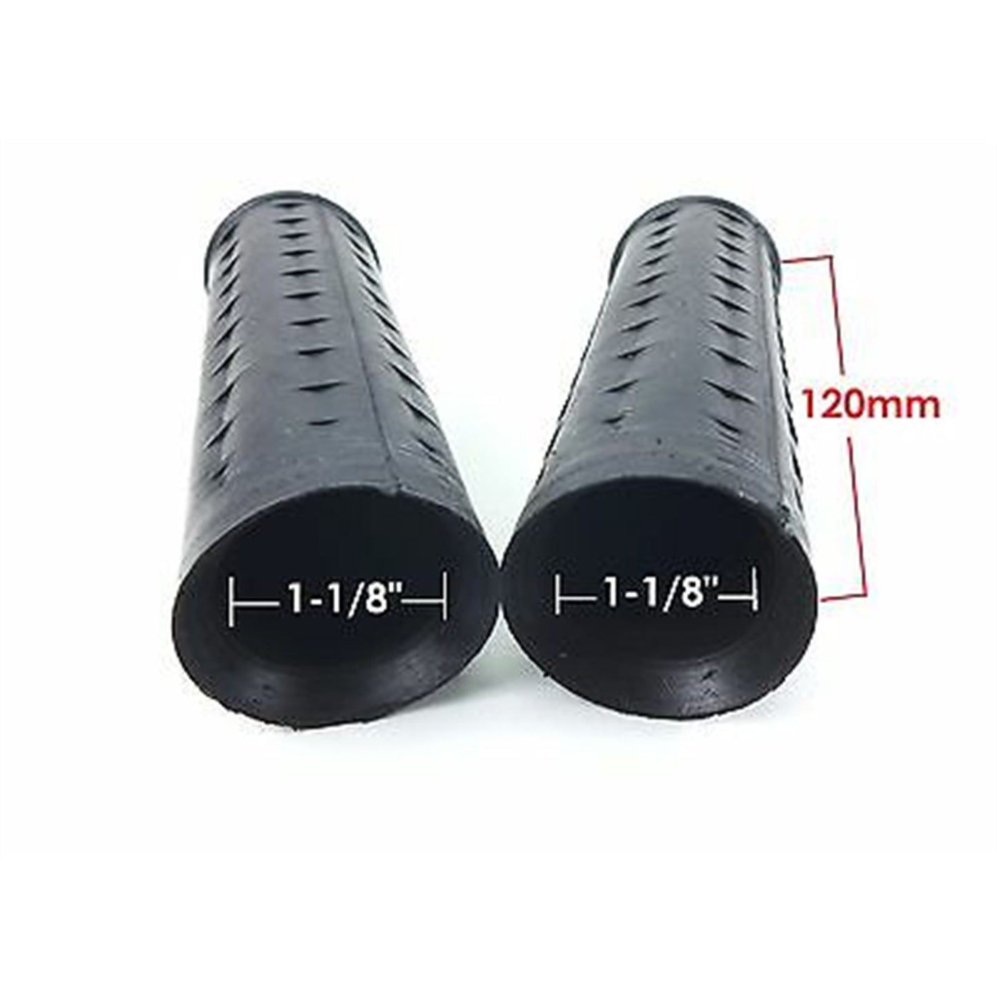2FastMoto Reproduction Black Waffle Grip Pair 1-1/8" x 1-1/8" For Harley 56212-53_669548