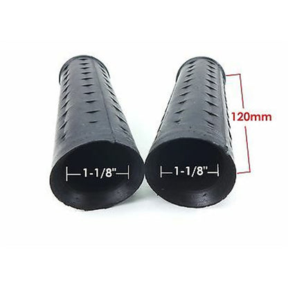 2FastMoto Reproduction Black Waffle Grip Pair 1-1/8" x 1-1/8" For Harley 56212-53_669548