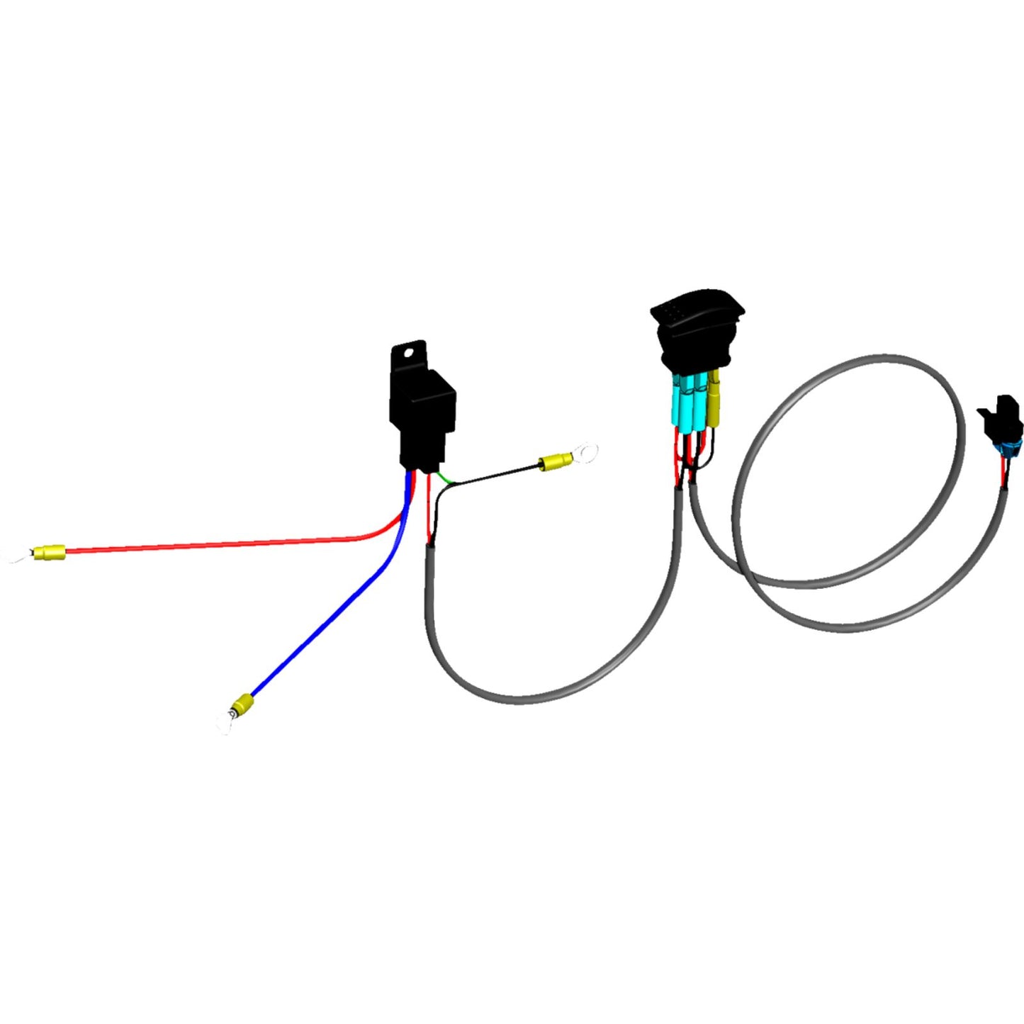 KFI Replacement Wiring Harness for Hydraulic Actuator 105940_1385515