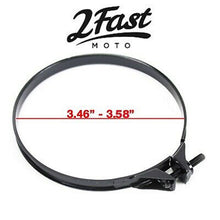 2FastMoto Band Clamp Air Box Filter Intake Manifold Wire 3.46" - 3.58" - Black 25-3114i_629407