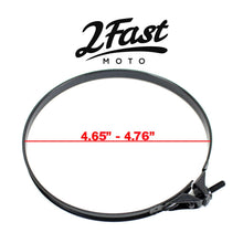 2FastMoto Band Clamp Air Box Filter Intake Manifold Wire 4.65" - 4.76" - Black 25-3114n_622299