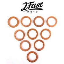 2FastMoto Copper Crush Washer Motorcycle Dirtbike On/Off Road ATV UTV- 10/Pack 02-81021_637201