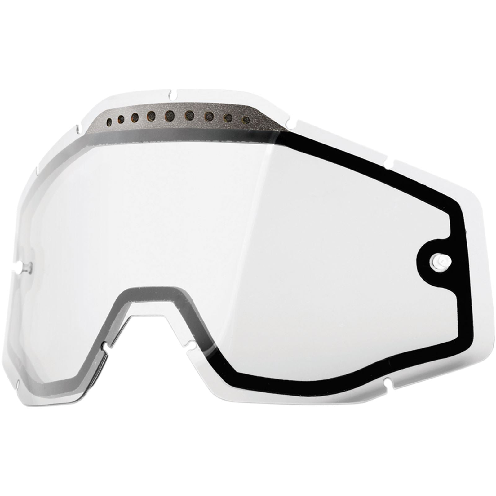 100% Goggle Dual Lens - Vented - Clear 51006-010-02_317228