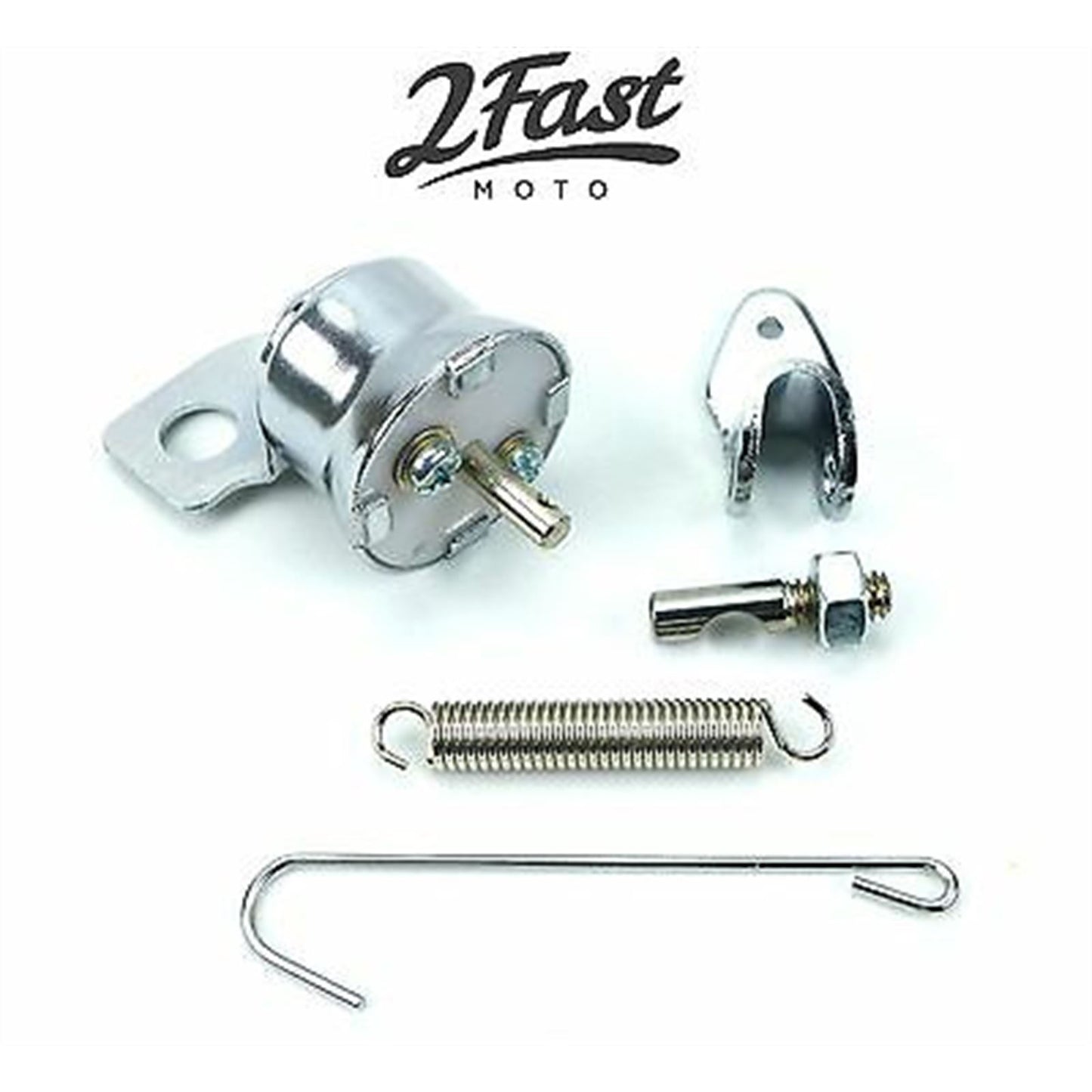 2FastMoto Mechanical Pull Chrome Brake Light Switch for Harley  [MPN: 72004-39]_671198