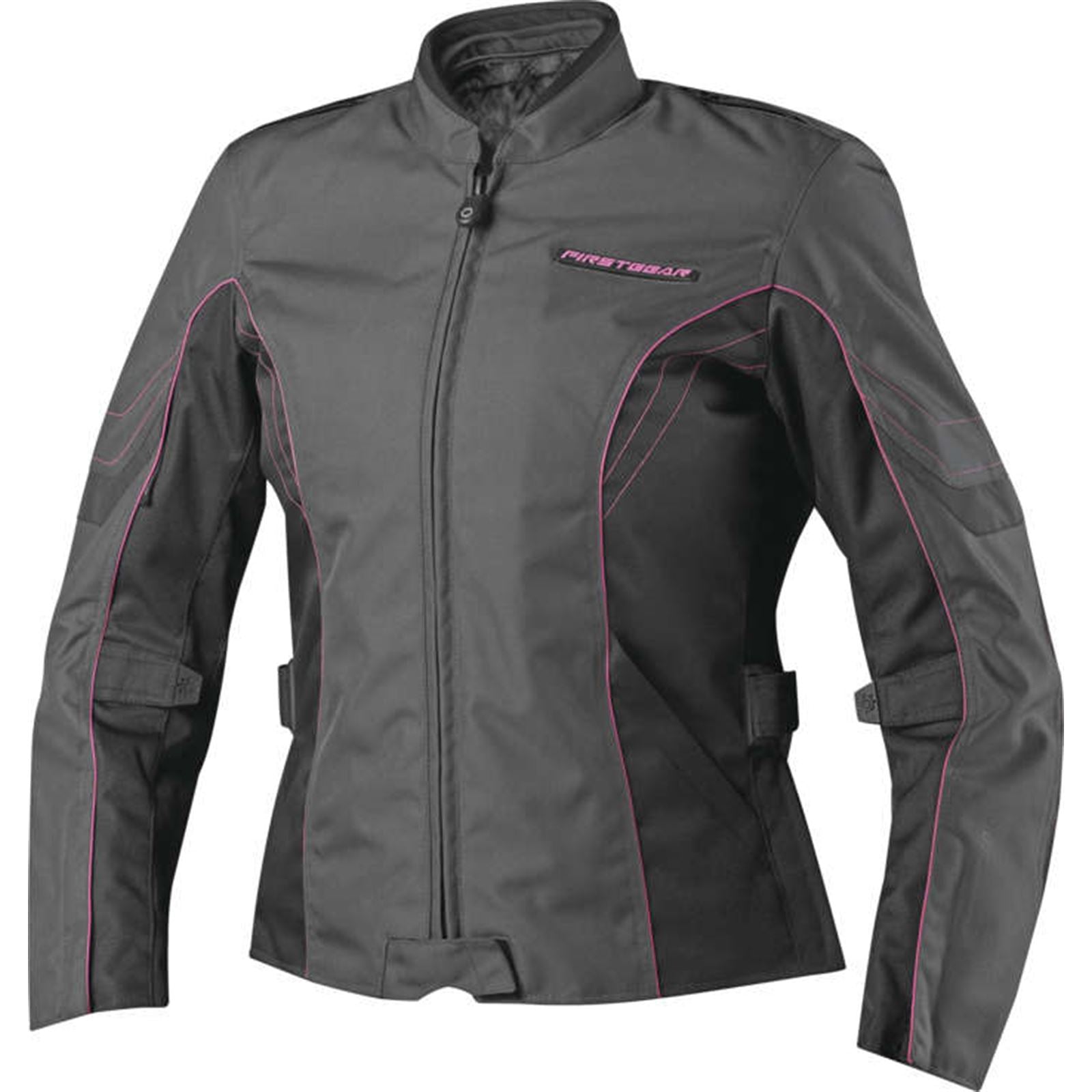Firstgear Contour Jacket Charcoal/Black/Pink - Women's Small 1001-1219-6552_134181