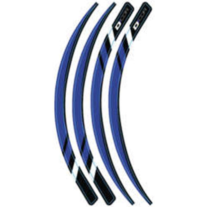 D'Cor Rim Decals Blue 4 Piece Set Blue Rim Decals 4 Piece Set [MPN: 40-80-220]_134205